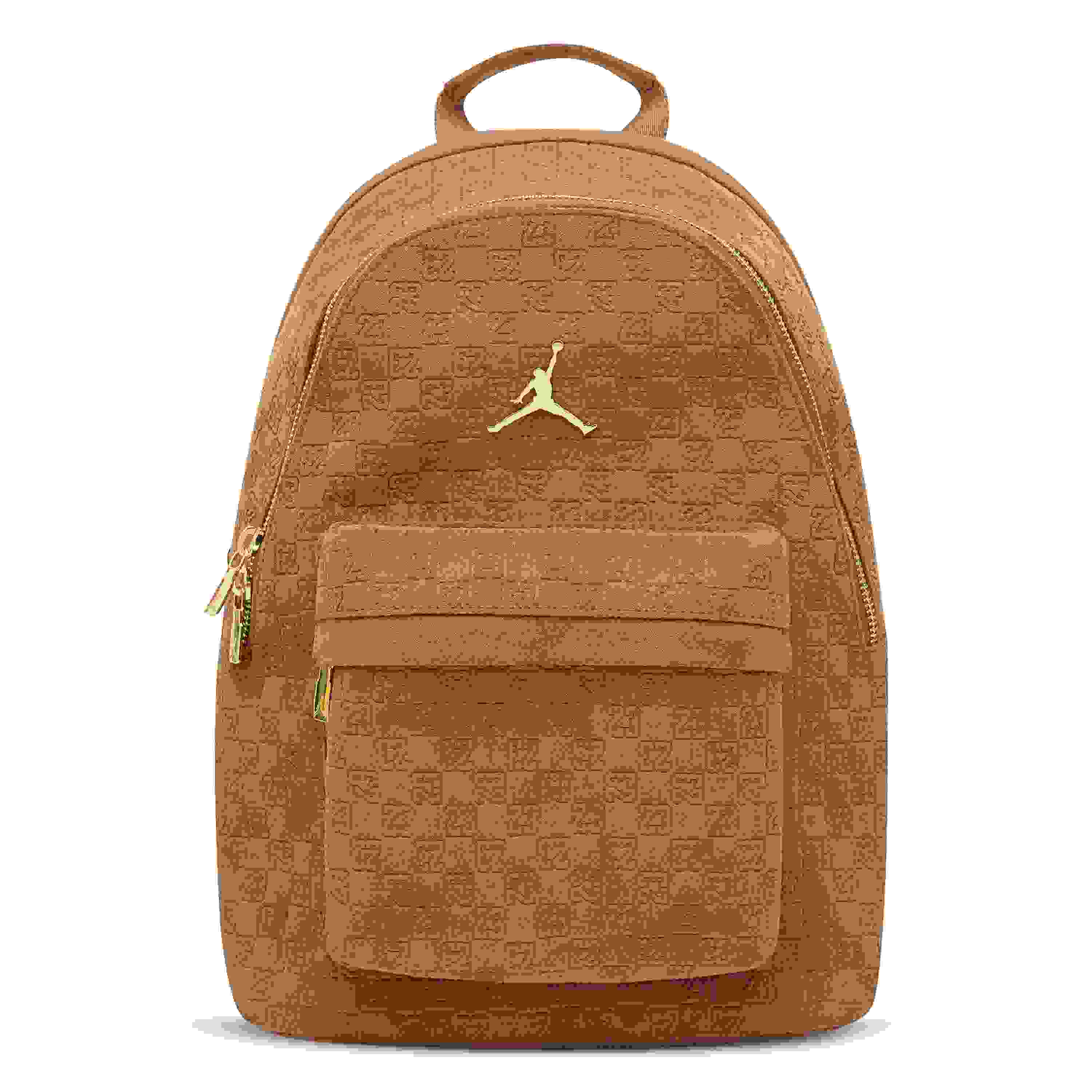 Jordan Suede Monogram Brown Backpack